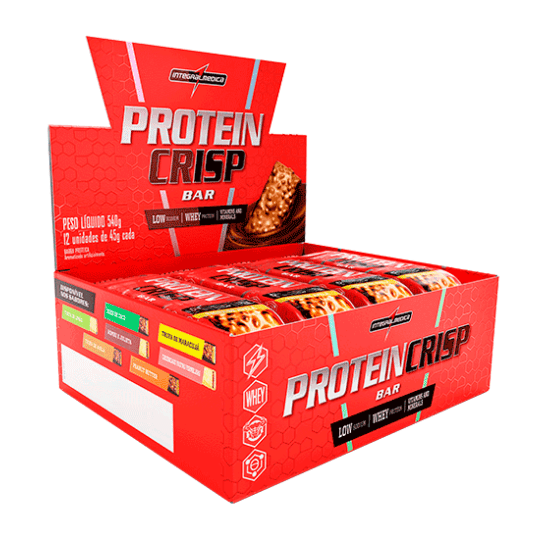 Protein Crisp Bar (caixa com 12 Unidades) - Integralmédica - B30193-1