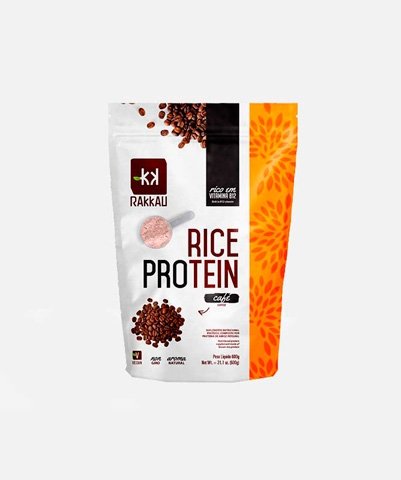 Proteína Concentrada de Arroz Rice Protein Café Rakkau 600g
