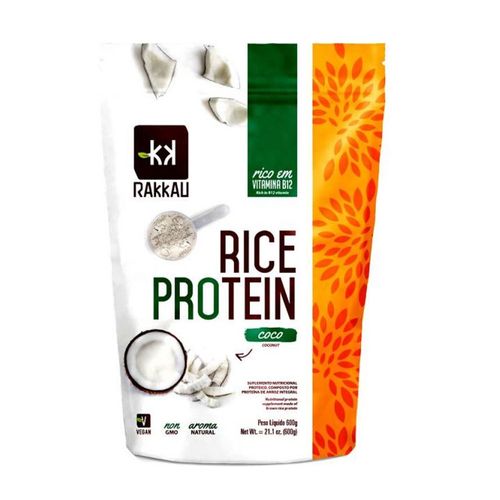 Proteína Concentrada de Arroz Rice Protein Coco - Rakkau - 600g