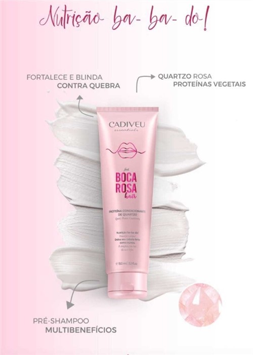 Proteína Condicionante de Quartzo - Boca Rosa Hair Cadiveu