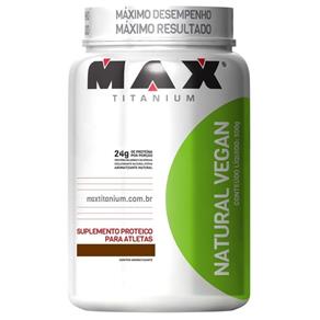 Proteina Natural Vegan 500G - Max Titanium - Baunilha
