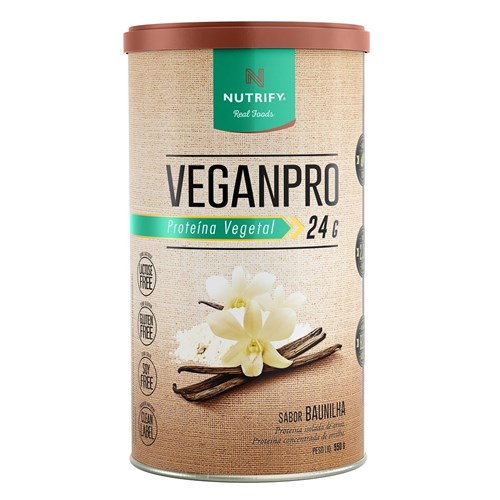 Proteina Vegetal Veganpro Baunilha - Nutrify - 550G
