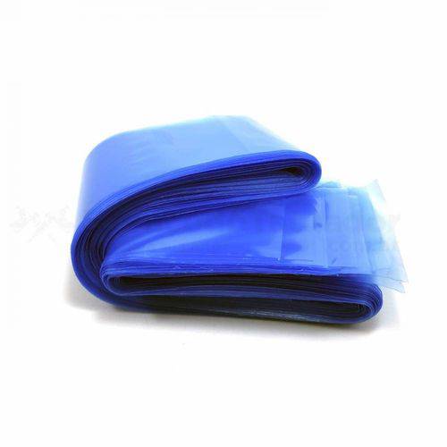 Protetor de Clip Cord Plástico Azul - 50 Unidades