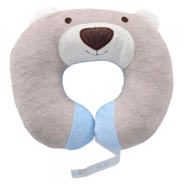 Protetor de Pescoço Ursinho Nino Azul - Zip Toys