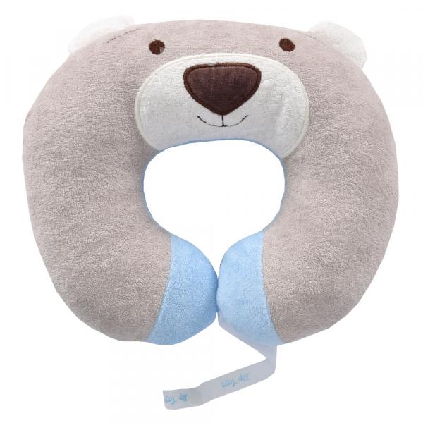 Protetor de Pescoço Urso Nino - Azul - Zip Toys