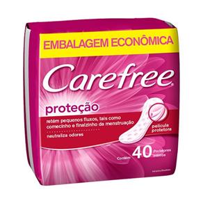 Protetor Diário Carefree Proteção com Perfume - 40un.