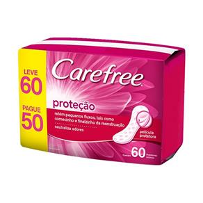 Protetor Diário Carefree Proteção com Perfume - 60un.