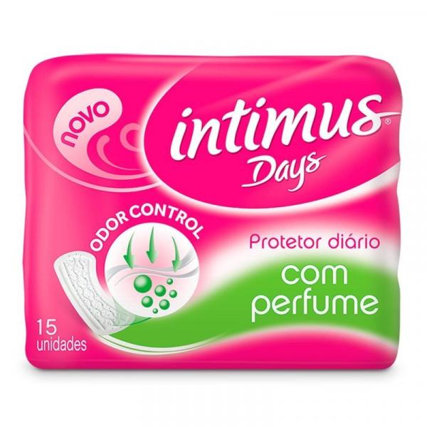 Protetor Diário Intimus Days com Perfume Sem Abas 15 Unidades