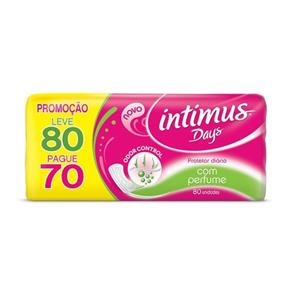 Protetor Diário Intimus Days com Perfume Sem Abas - 80