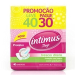 Protetor Diário Intimus Days com perfume sem abas, leve 40 pague 35