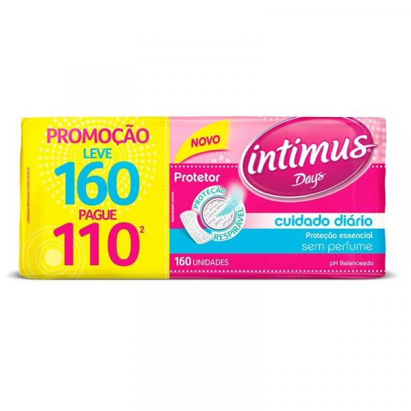 Protetor Diário Intimus Days Sem Perfume Leve 160 Pague 110