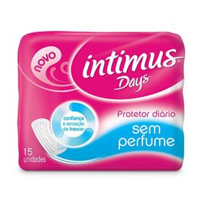 Protetor Diário Intimus Days Sem Perfume Sem Abas - 15un.