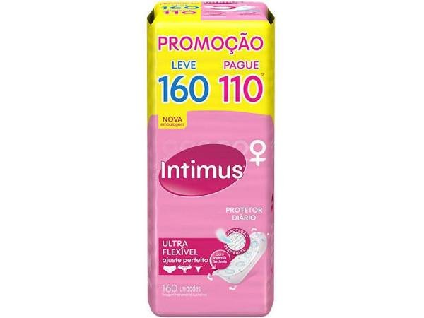 Protetor Diário Intimus Days - Ultra Flexível - 160 Unidades