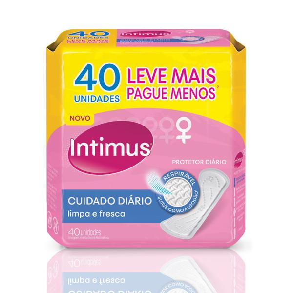Protetor Diário Intimus Ultra Flexivel - 40 Unidades