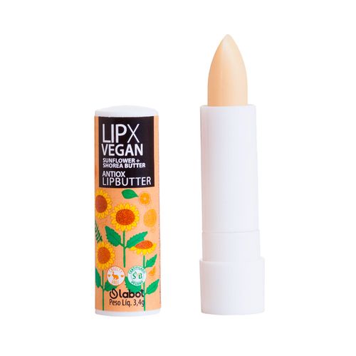 Protetor e Hidratante Labial Natural LipX AntiOx Lipbutter 3,8g - Labot