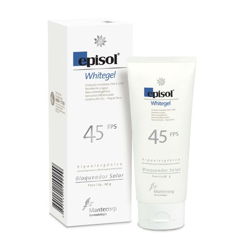 Protetor Episol Whitgel Fps45 Mantecorp Skincare 60G