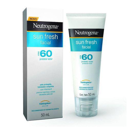 Protetor Facial Fps60 50ml Neutrogena Sun Fresh - Johnson Johnson