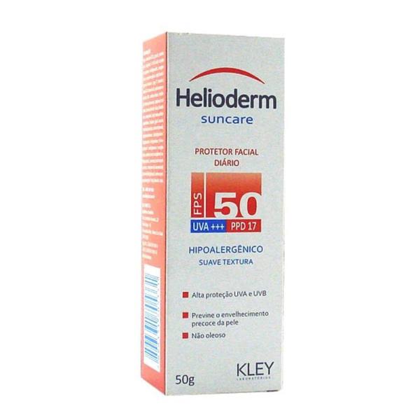 Protetor Facial Helioderm Suncare FPS 50 - 50g - Kley Hertz