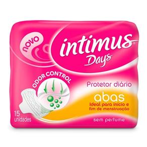 Protetor Intimus Days Perfumado com Abas 15 Unidades