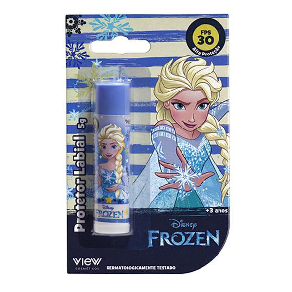 Protetor Labial Infantil View Cosméticos Frozen Elsa FPS 30 5g
