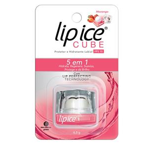 Protetor Labial Morango Lip Ice Cube Fps 15 - 6,5g