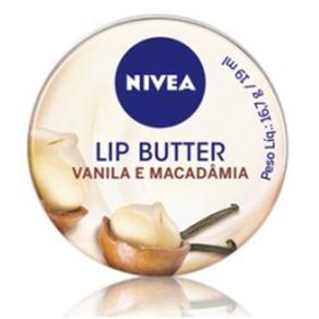 Protetor Labial Nivea Butter Baunilha e Macadâmia - Incolor - INCOLOR