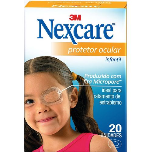 Protetor Ocular Nexcare Infantíl 20 Unidades