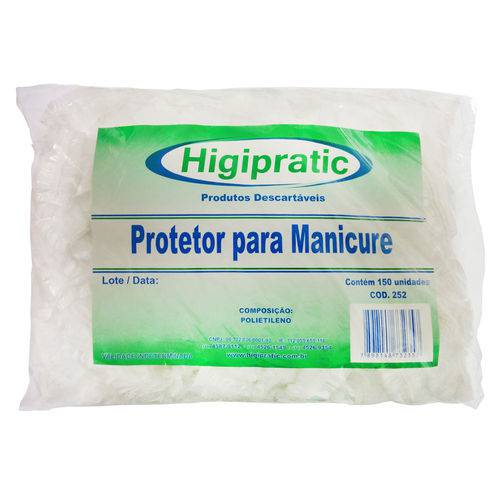 Protetor para Manicure com 50 Unidades Higipratic