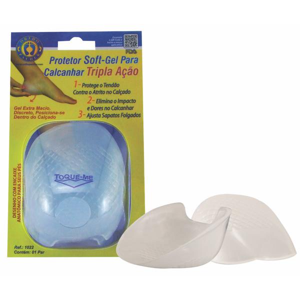 Protetor Soft-gel para Calcanhar Tripla Ação 1022 Orthopauher - Orthopauher