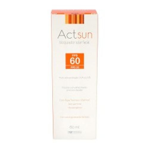 Protetor Solar Actsun Facial FPS-60 com 60ml - Farmoquimica