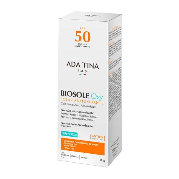 Protetor Solar Ada Tina Biosole Oxy Antioxidante FPS 50 40ml