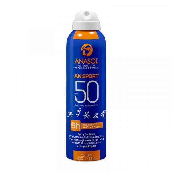 Protetor Solar An Sport Spray Contínuo FPS 50 - Anasol