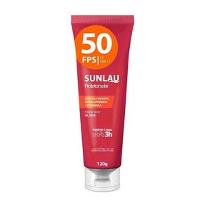 Protetor Solar Antienvelhecimento com Hidratante FPS 50 UVA/UVB com Vitamina e de 120 G - Sunlau