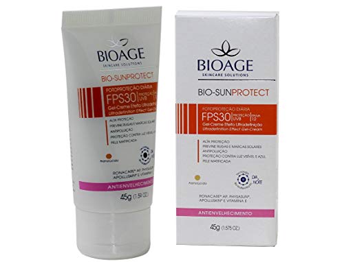 Protetor Solar Bioage Bio Sun Protect com Cor FPS 30 45g - 001 Bege Translucido