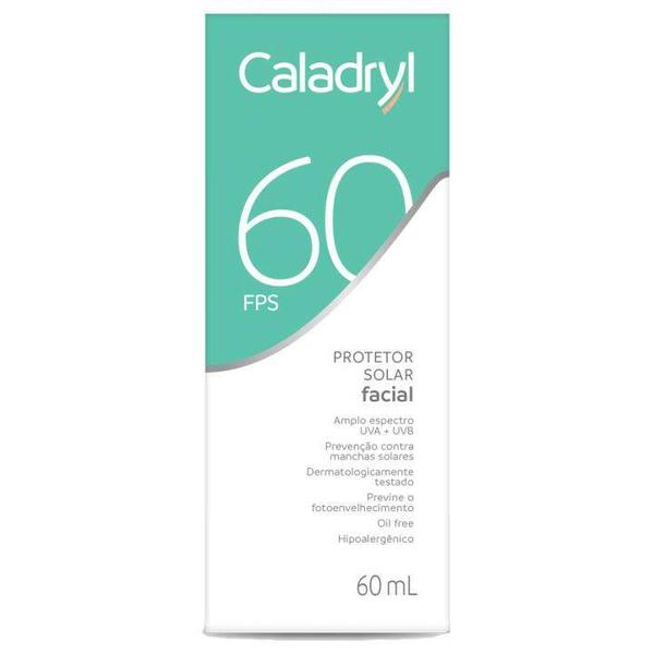 Protetor Solar Caladryl Loção Facial FPS 60 60mL - Cellera
