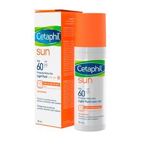Protetor Solar com Cor Cetaphil Sun Light Fluid FPS60 50ml