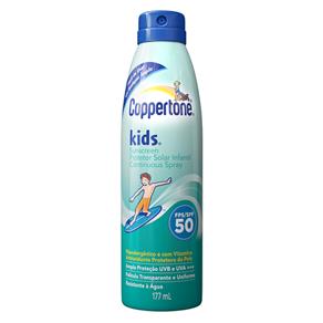 Protetor Solar Coppertone Kids Continuous Spray Fps 50 177Ml