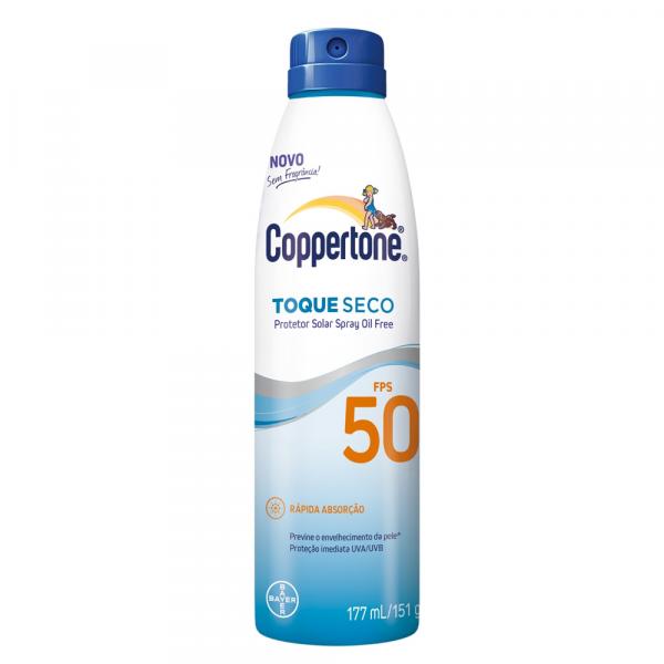 Coppertone Toque Seco Spray FPS 50 Bayer - Protetor Solar