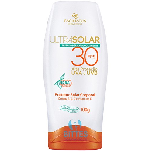Protetor Solar Corporal Facinatus Cosméticos FPS 30 Alta Proteção UVA e UVB