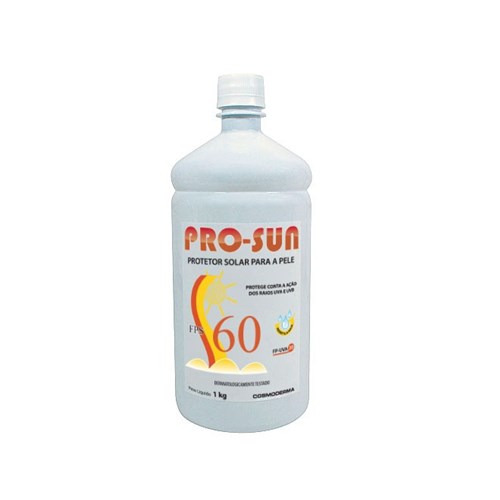 Protetor Solar Cosmoderma Fator 60 ProSun FPS 60 1 LITRO