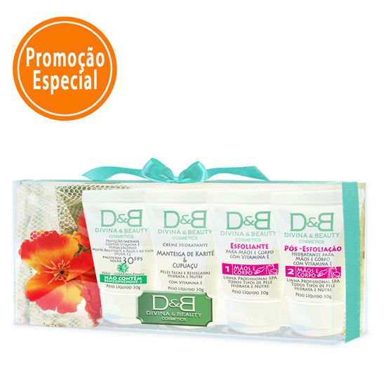 Protetor Solar e Creme Hidratante DB Kit Four Seasons - Divina Beauty