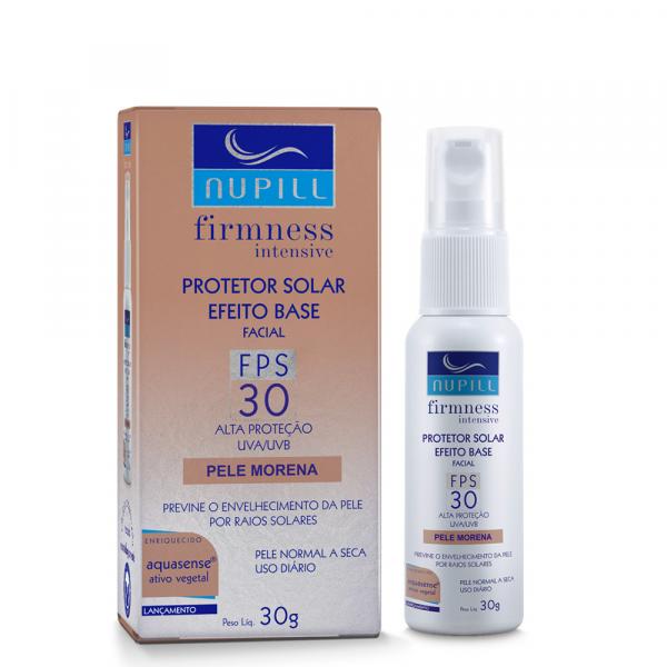 Nupill Firmness Intensive Protetor Solar Facial Efeito Base FPS30 - MORENA - 30g