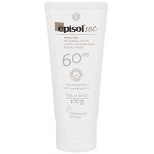 Protetor Solar Episol Sec.F60 Mantecorp Skincare 100g - Hypermarcas