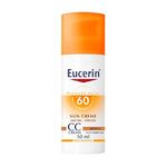Protetor Solar Eucerin Facial CC Cream Media FPS60 com 50ml
