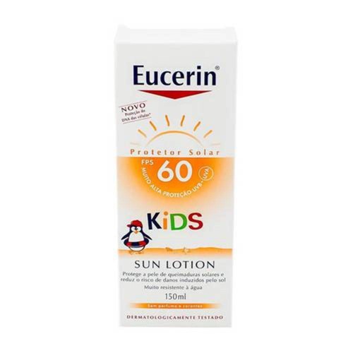 Protetor Solar Eucerin Sun Kids Lotion Fps 60 com 150 Ml
