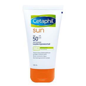 Protetor Solar Face e Corpo Cetaphil Sun FPS50 Pele Sensível - 150ml
