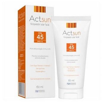 Protetor Solar Facial Actsun - FPS 45, 60mL - Divcom S a
