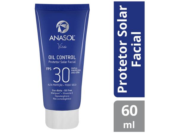 Protetor Solar Facial Anasol FPS 30 Viso 373 - 60ml