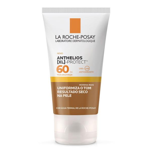 Protetor Solar Facial Anthelios XL-Protect Cor Morena Mais FPS 60 Gel Creme 40g