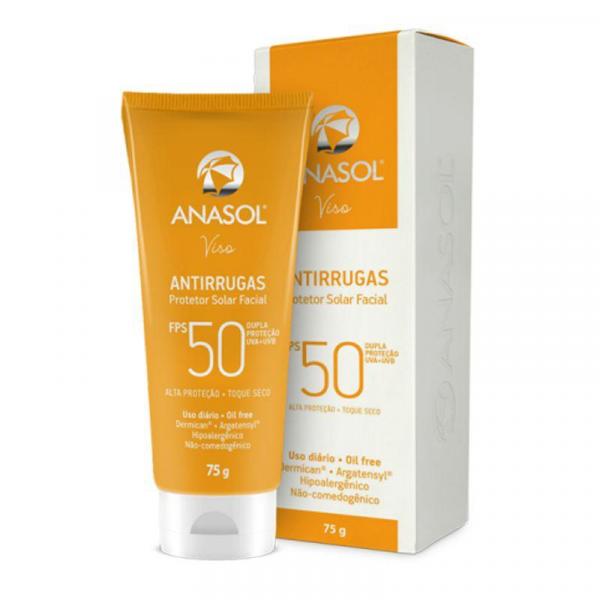 Protetor Solar Facial Antirrugas FPS 50 - Anasol